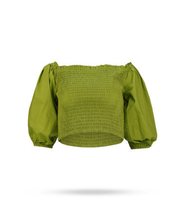 Patrizia-Pepe-Blusentop-gesmokt-Kiwi-2C1395-A9B9-1