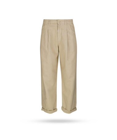 Penn-Ink-Barrel-Leg-Leinenhose-Beige-S22W417-03