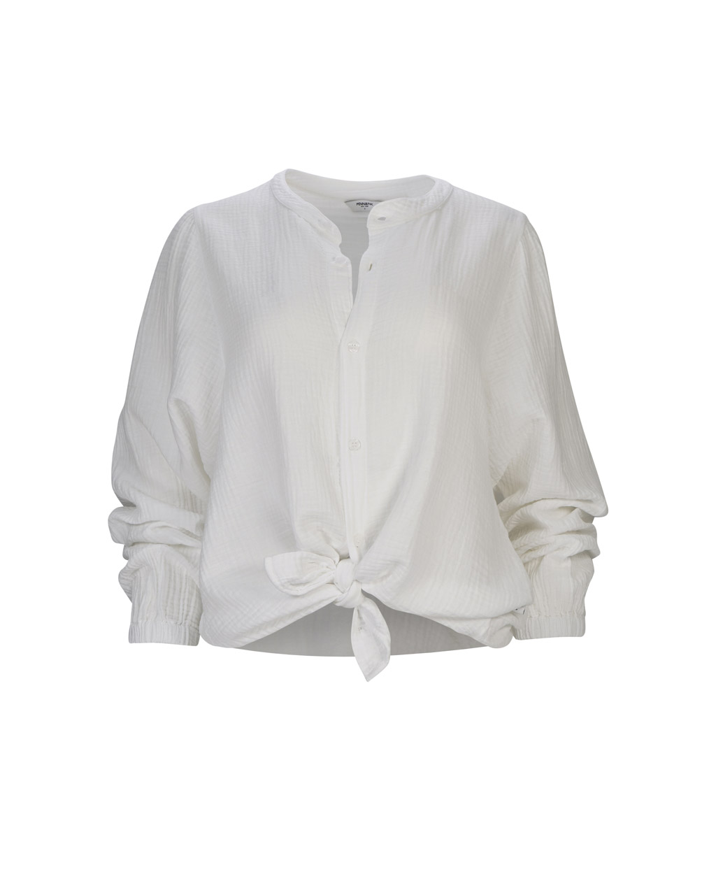 Penn-Ink-Bluse-gewaffelt-weiss-S22T722-01 Penn-Ink-Bluse-gewaffelt-weiss-S22T722-01