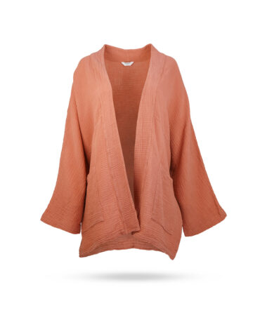 Penn-Ink-Kimono-Bluse-gewaffelt-terracotta-S22T791LTD-653-01