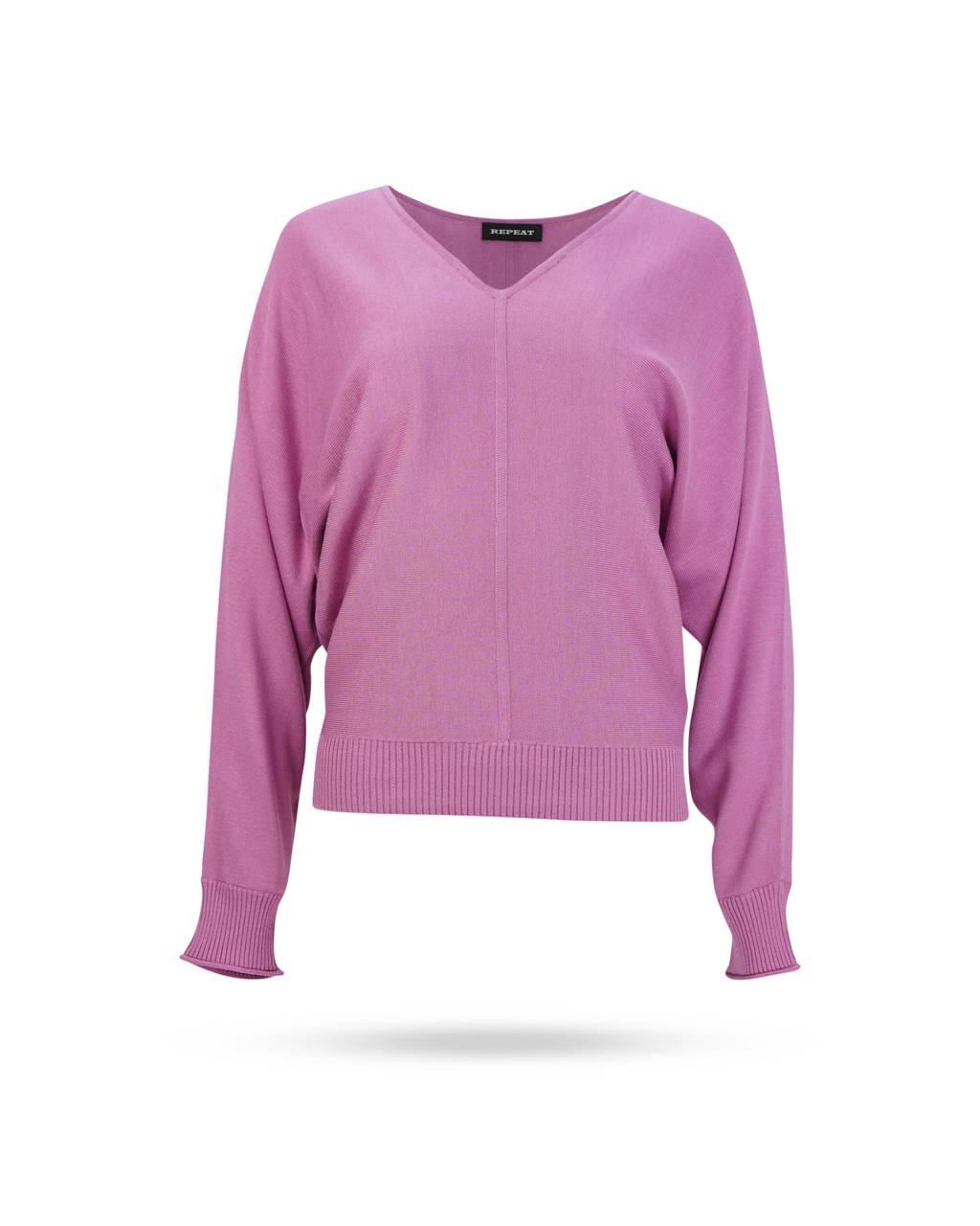 Repeat-Baumwoll-V-Pullover-Fuchsia-400815 Repeat-Baumwoll-V-Pullover-Fuchsia-400815