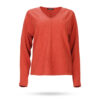 Repeat-Cashere-V-Pullover-mit-Naht-Orangrot-101565-1478