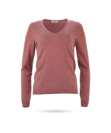 Repeat Cashmere V Pullover Marsala 100518