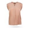 Repeat Seidentop V Ausschnitt Apricot 600504