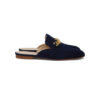 Fabio-Rusconi-Pantoletten-mit-Goldkette-Dunkelblau-4200-4734-1