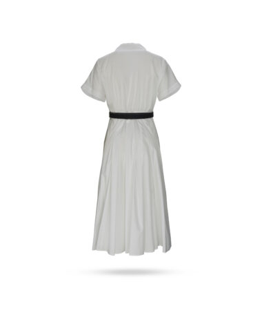 Max Mara Slam Blusenkleid Weiss MM10155 3