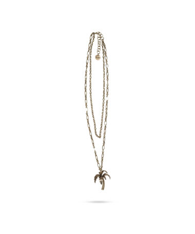 Max Mara Vento Kette mit Palme Gold