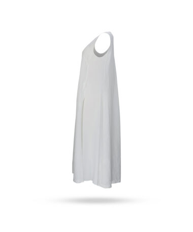 Transit Leinen Maxikleid Weiss CFDTRTD135 2