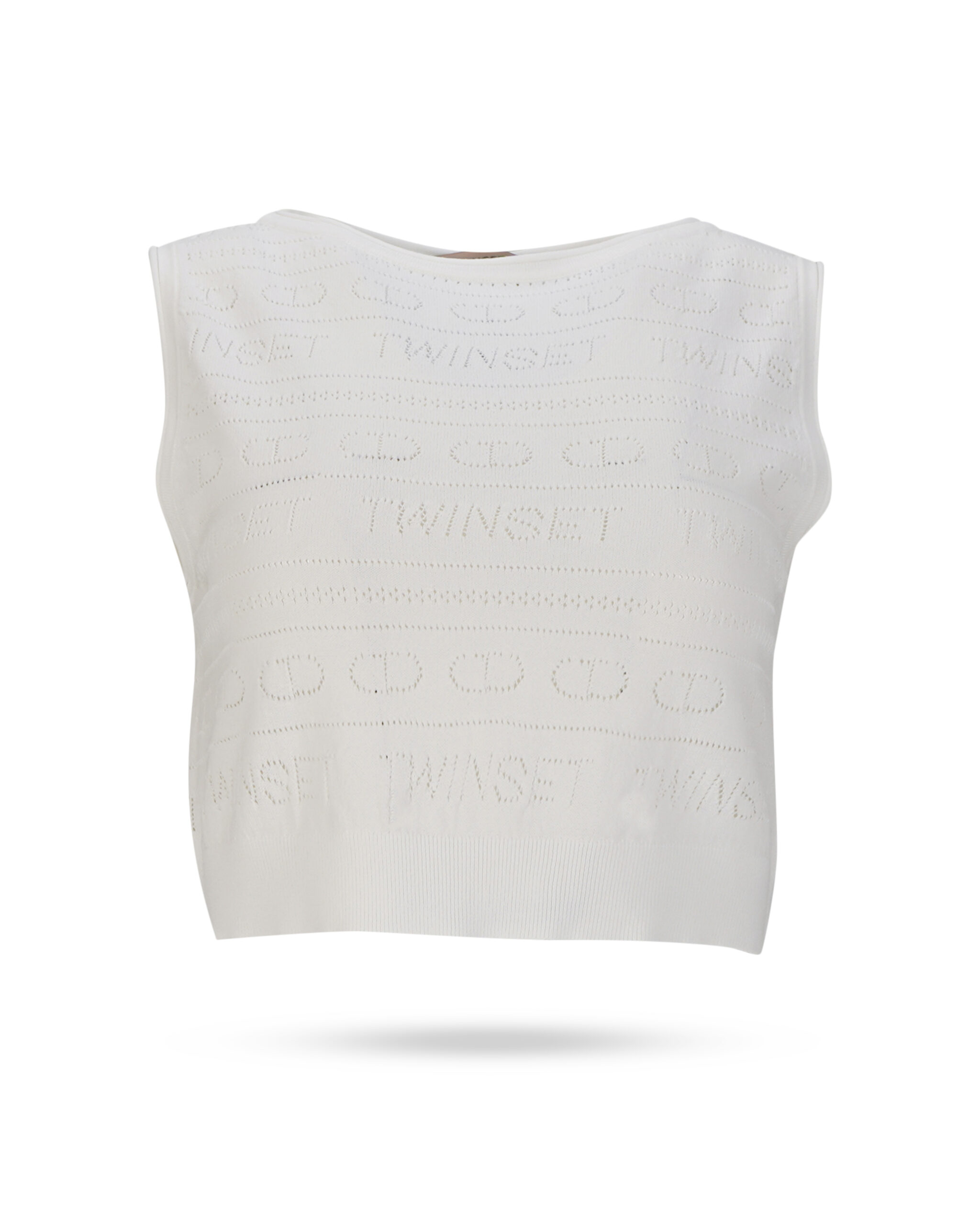 Twinset-Top-Neve-00282-weiss Twinset Top Neve 00282 weiss