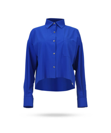 Penn-Ink-Athletic-Bluse-cropped-Royalblau-S23N1362LTD