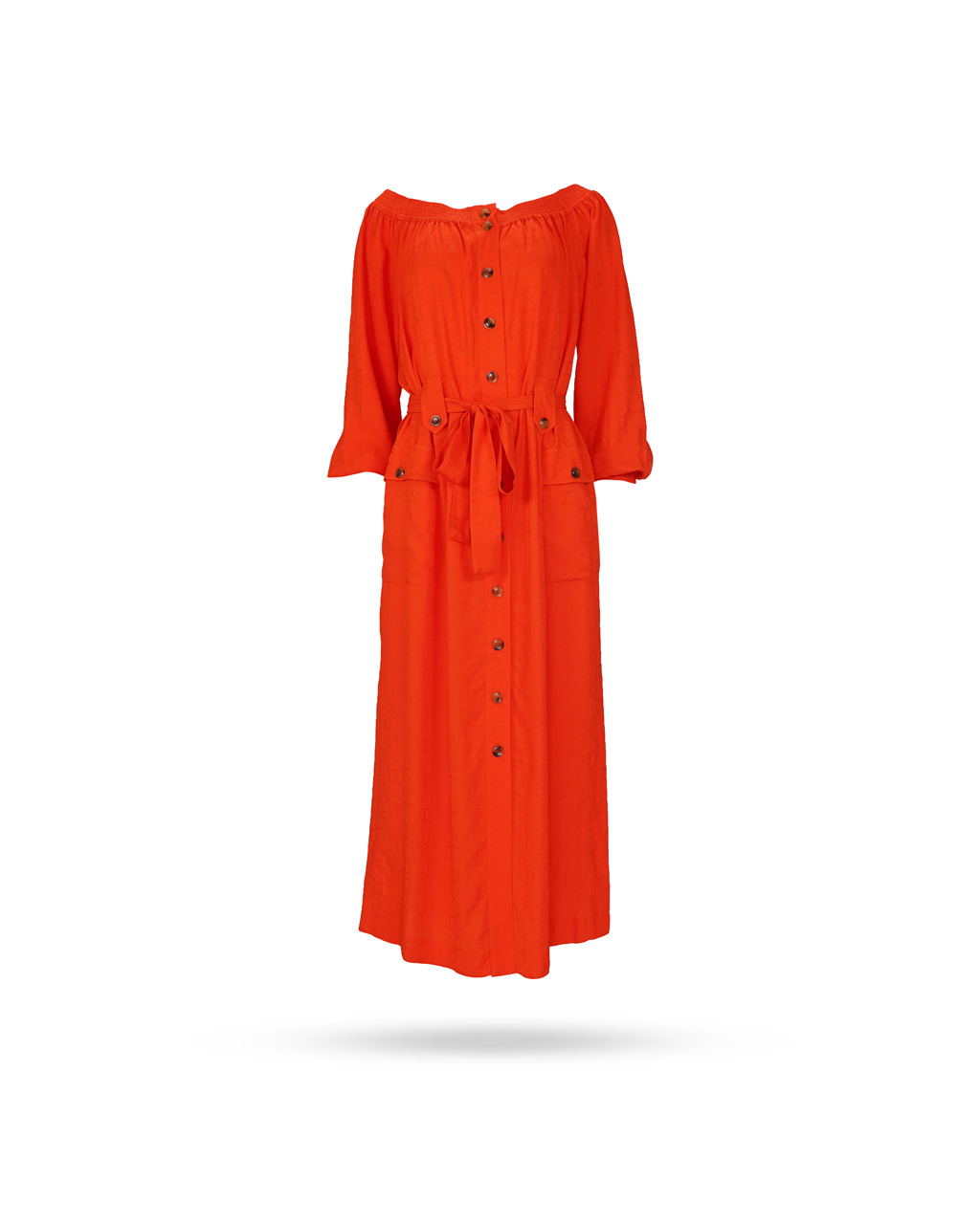 Twinset-Maxikleid-Logoprint-2 Twinset Maxikleid Logoprint-2