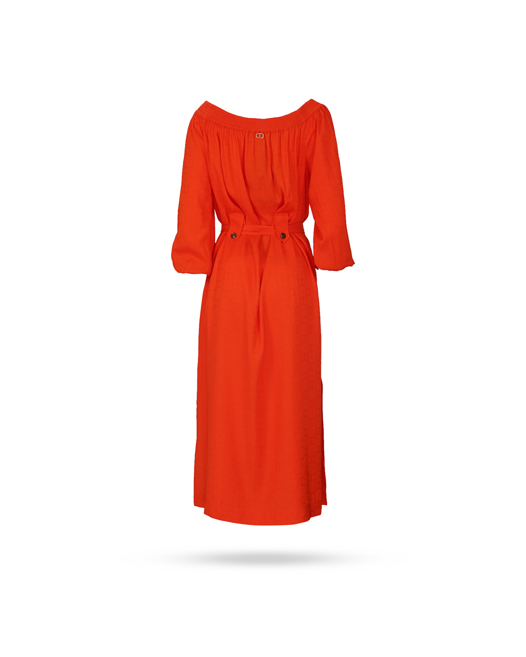 Twinset-Maxikleid-Logoprint-4 Twinset Maxikleid Logoprint-4