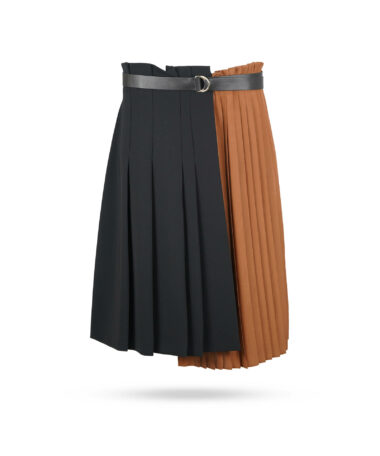 Max Mara Plisseerock Camel Gaetana